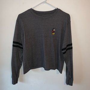 Disney Mickey Mouse long sleep crop top